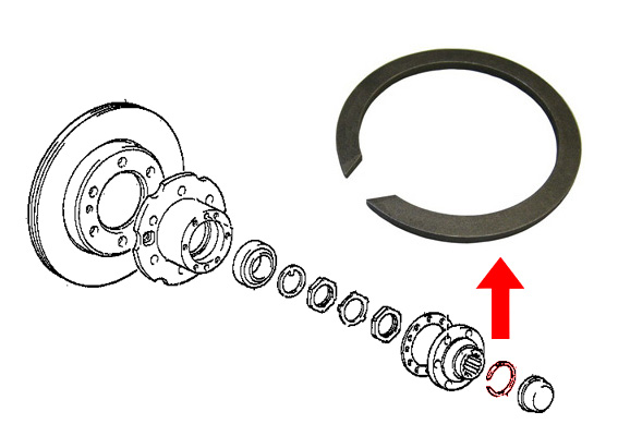 Circlips exterieur de joint homocinetique